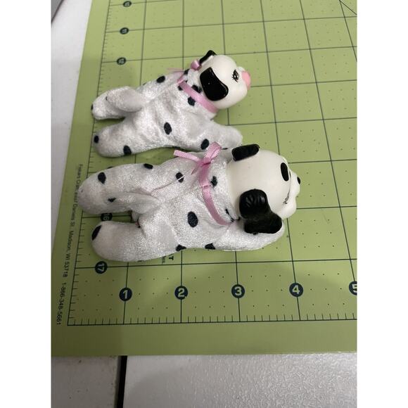 Puppy Surprise 2 Puppies Babies Plush Stuffed Animal Dalmatian Dog Replacement - Picture 5 of 6